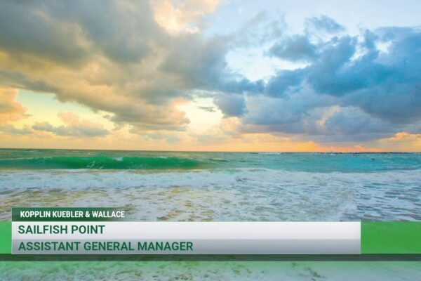 Asistent Director General Oportunitate de carieră la Sailfish Point