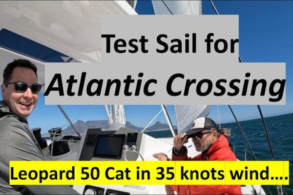 S3#14.  Testează navigarea pentru Atlantic Crossing.  Leopard 50 în vânturi de 35 de noduri!
