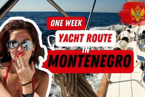 Muntenegru navigând din Kotor