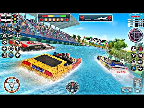 Speed ​​Boat Racing: Boat Game - Boat Simulator - Gameplay Android - SurTagg
