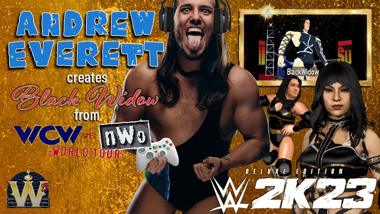W3 devine WWE 2k23 - Drew creează Black Widow!  (WCW vs nWo: Turneul Mondial)