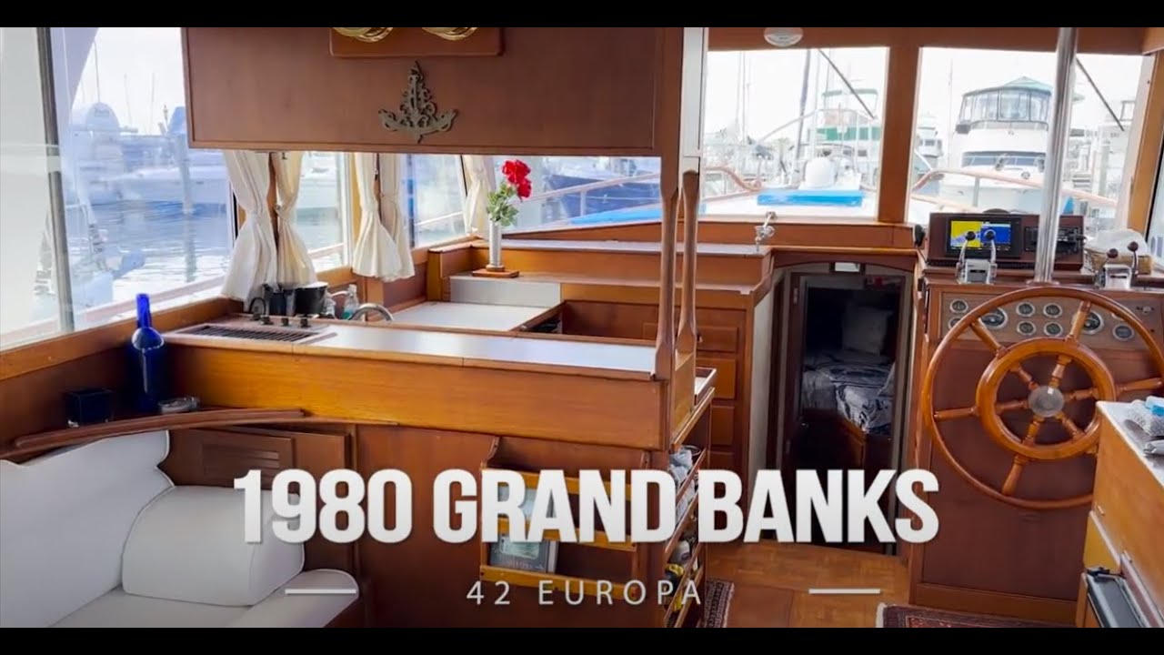 DE VANZARE: Urcați-vă la bordul acestui trauler Grand Banks 42 Europa din 1980 - O reparație completă și eficiență a consumului de combustibil!