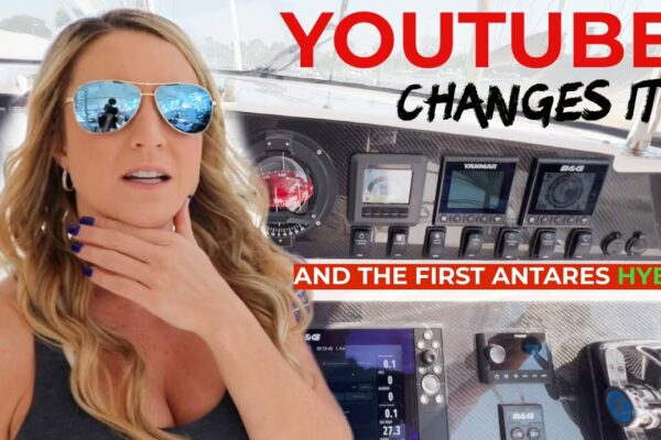 YouTube a schimbat lumea navigației și PRIMUL HIBRID Antares!  Lazy Gecko Sailing Ep.  258