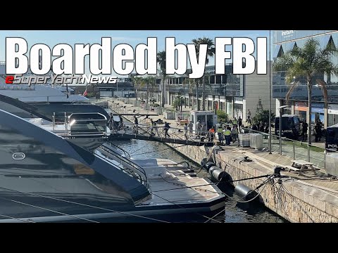 Megayacht Crescent îmbarcat de FBI |  Clipuri de știri SY