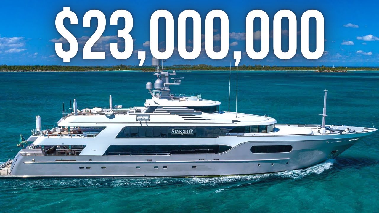 În interiorul unui SuperYacht de lux de 23.000.000 USD |  185' Delta Marine Super Yacht Tour
