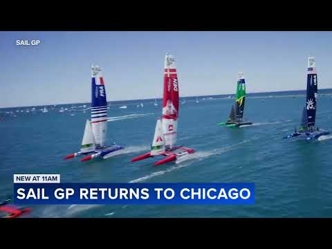 Sail Grand Prix se întoarce pe Lacul Michigan din Chicago