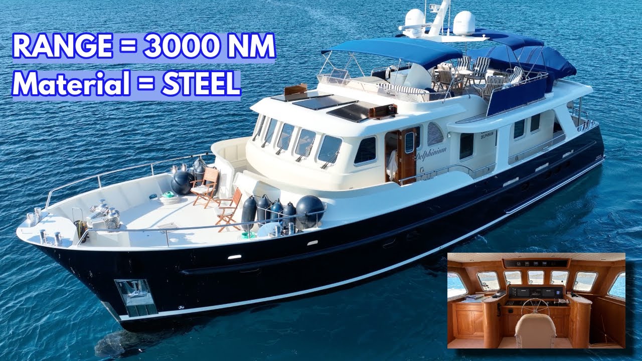 1,75 M EUR DE VÂNZARE Yacht TRAWLER de croi de croazieră!  |  M/Y „Delphinium”