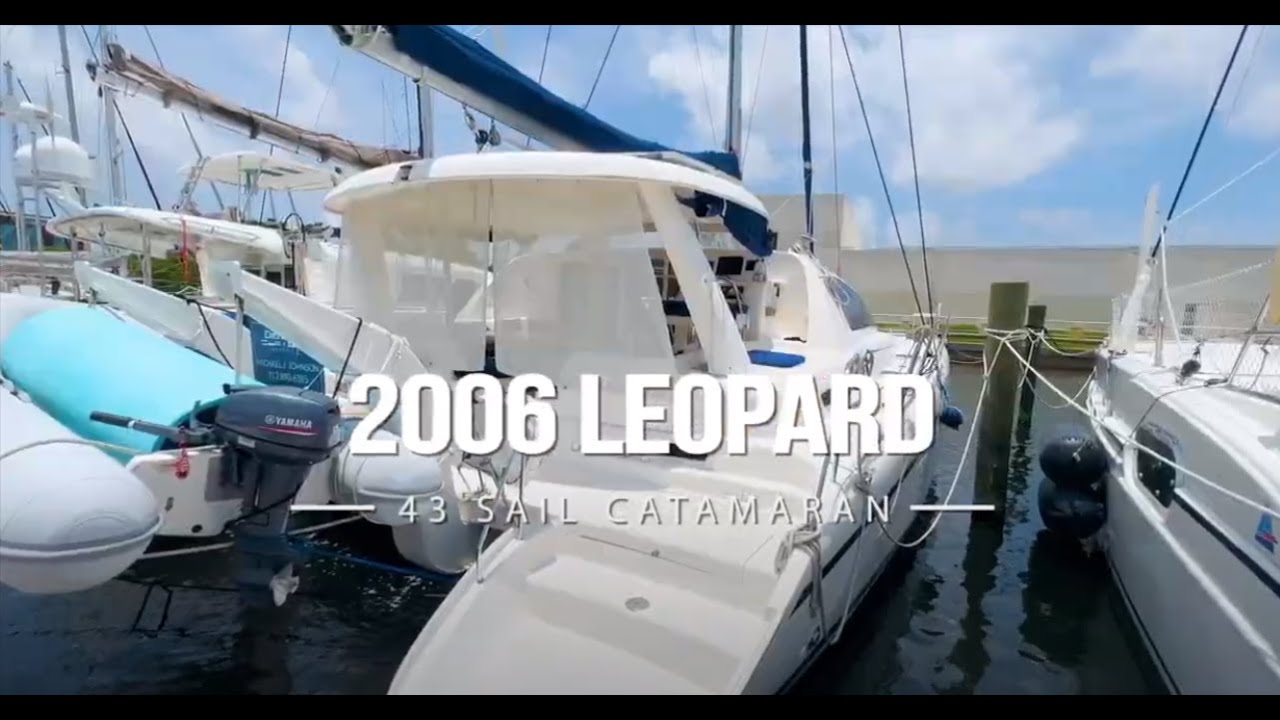 DE VANZARE: Urcă-te la Ultimate Sailing Adventure: 2006 Leopard 43 Sail Catamaran Walkthrough