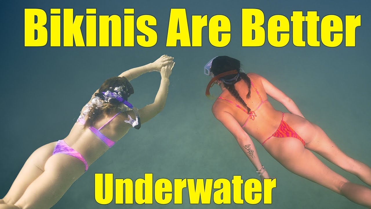 Bikiniurile arată mai bine sub apă