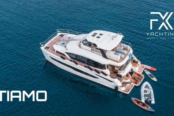 TIAMO @aquilaboats Aquila 54 🛥️ Crewed Power #Catamaran #yachtcharter @fxyachting Grecia