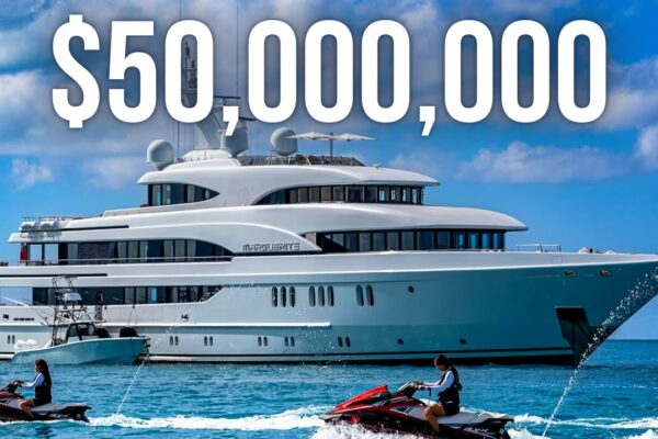 În interiorul unui SuperYacht de lux de 50.000.000 USD |  201' Lurssen Super Yacht Tour