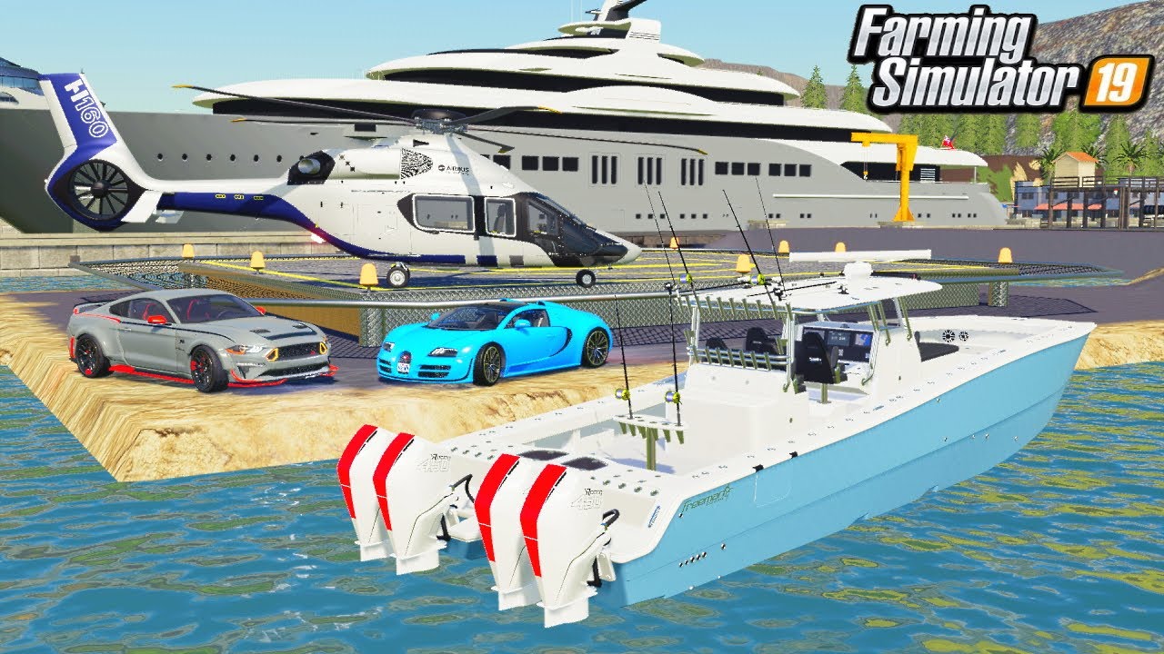 MILIARDAR CUMPĂRĂ NOI YACHTURI ȘI ELICOPTERE!  |  MEGAYACHT de 200 de milioane de dolari!  |  FARMING SIMULATOR 2019