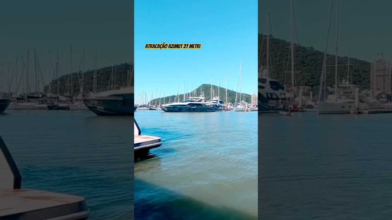 Azimut Mooring 27 Metri #subs #youtubeshorts #itajaí #viral #yacht #marinaitajai #reels #sailor #f