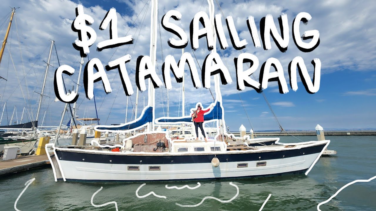 Cum am cumpărat un catamaran cu navigație pentru 1 USD |  EA NAVIGĂ SOLO |  Restaurare barca din lemn