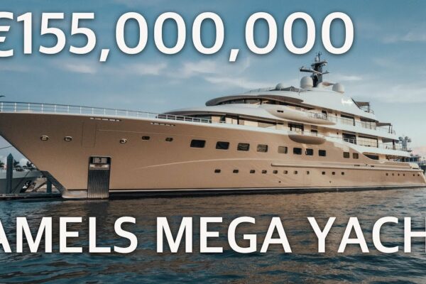 155.000.000 € Cel mai mare SuperYacht AMELS HERE VINE THE SUN Mega Yacht Tour / tur privat Sub punte