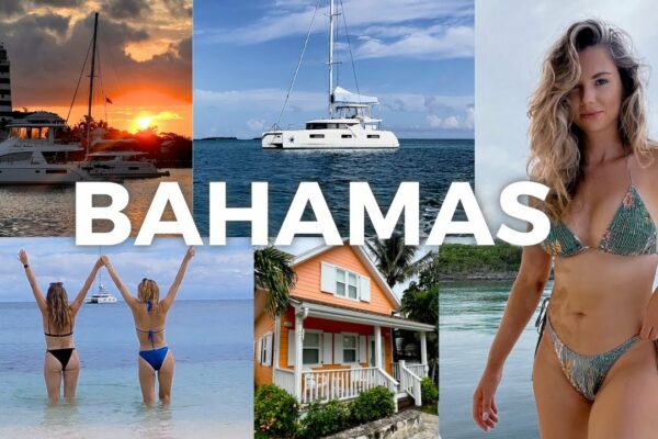 Vlog Bahamas!  - Navigație în Bahamas, înot cu rechini și raie, plajă de porci și scufundări