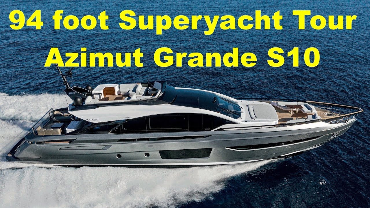 Turn Superyacht de 94 de picioare: Azimut Grande S10
