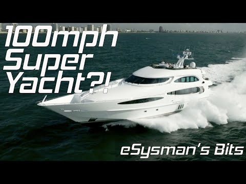 Nu veți crede cât de rapid este acest SuperYacht!