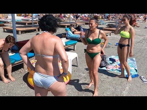 2023 Playa Jade Beach splendoare video 4K la soare Bikini Beach