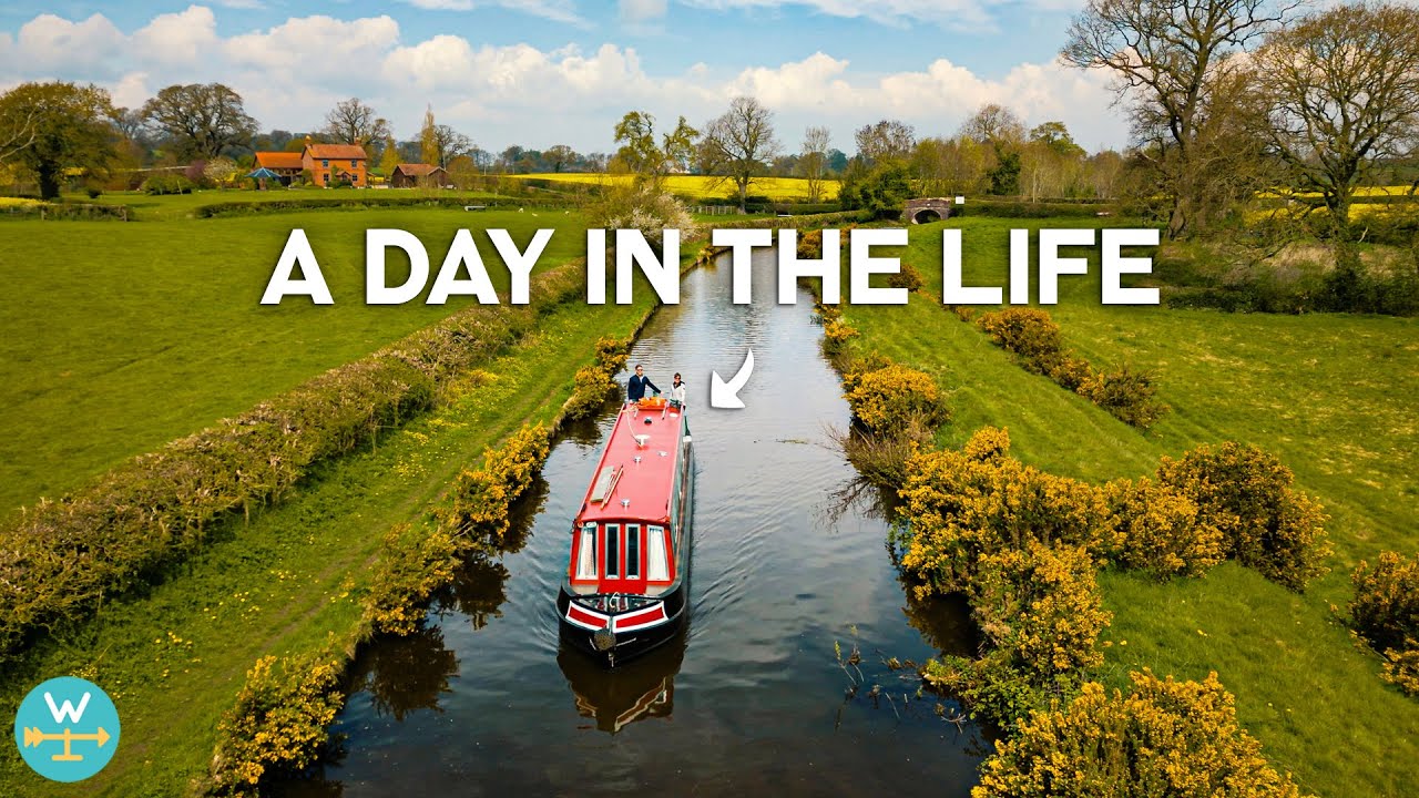 Viața de zi cu zi la bordul unei bărci cu canale (croazieră în Marea Britanie)