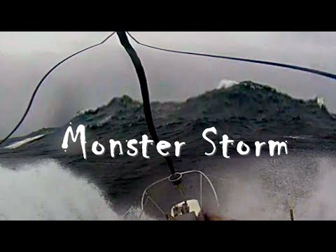 Navigare în Monster Storms |  Tactici de furtună |  Nave în valuri mari mari grele - Sailing Ocean Maverick