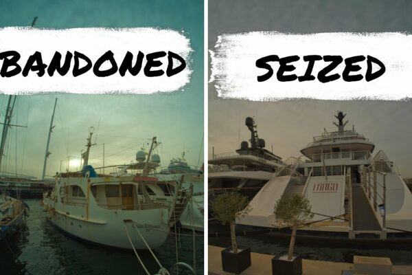 Tur rapid al Club de Mar, cu iahturi abandonate, confiscate și o privire asupra flotei Jeff Bezos.