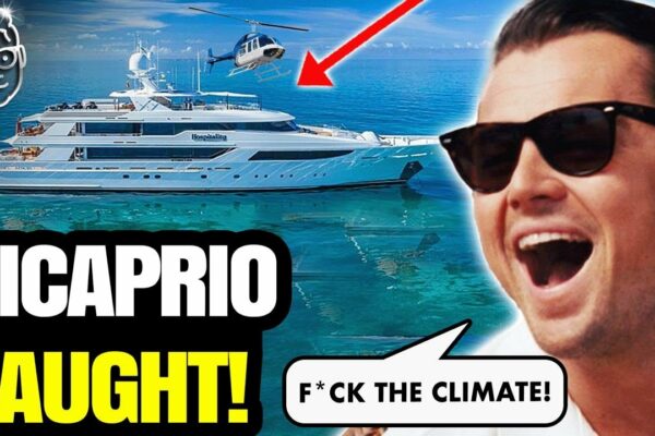 DiCaprio a fost surprins că postează pe Twitter despre schimbările climatice de la elicopterul privat al iahturilor de lux