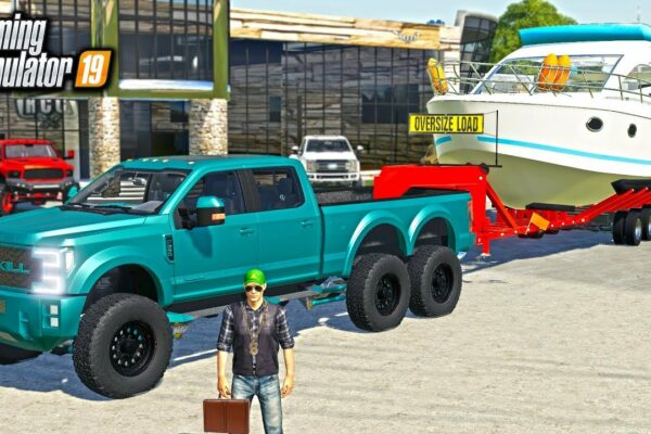 CÂȘTIGĂTORUL LOTERII CUMPĂRĂ YACHT ȘI PERSONALIZAT F-550!  (OFERTA PACHET DE 400.000 USD) |  FARMING SIMULATOR 2019