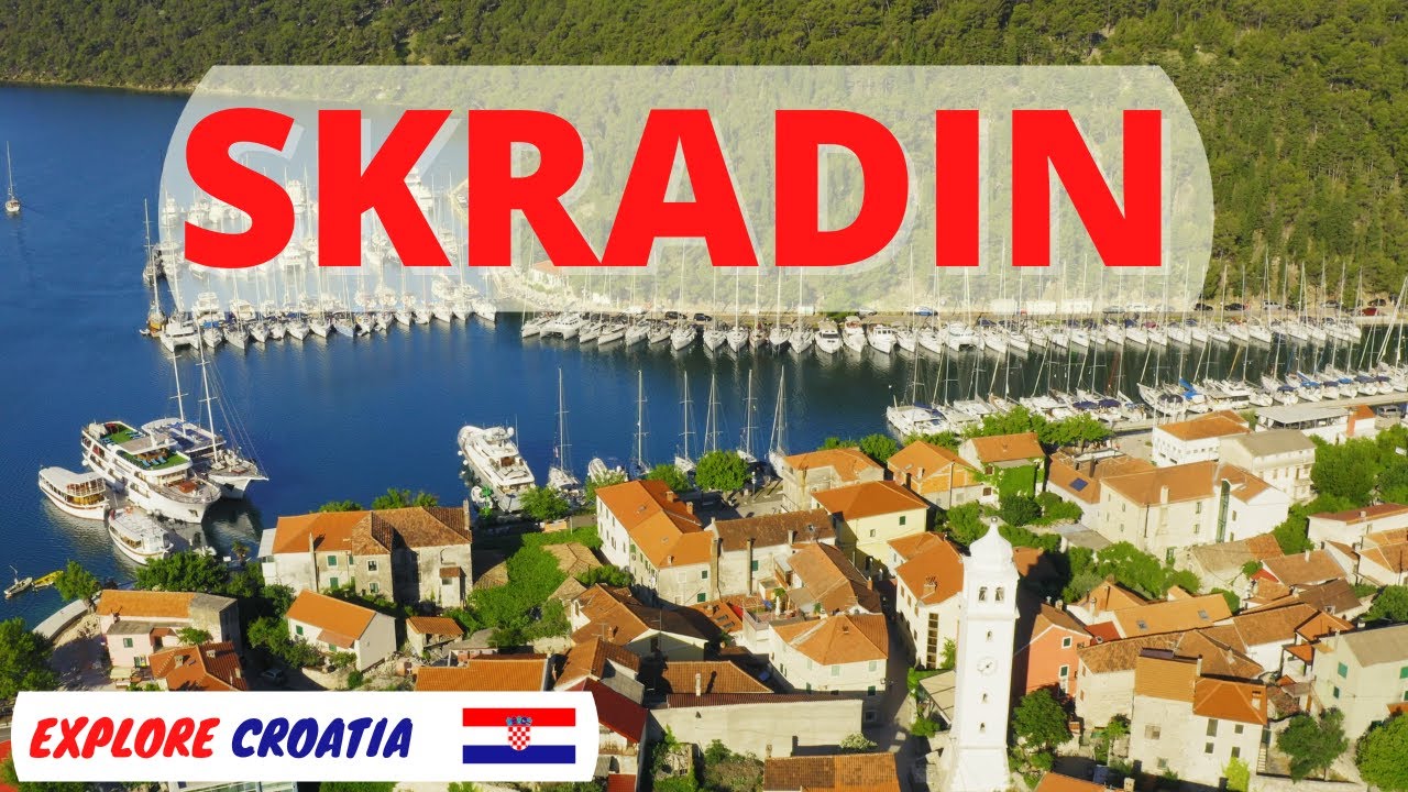 Vizitați orașul istoric Skradin de pe râul Krka, Croația