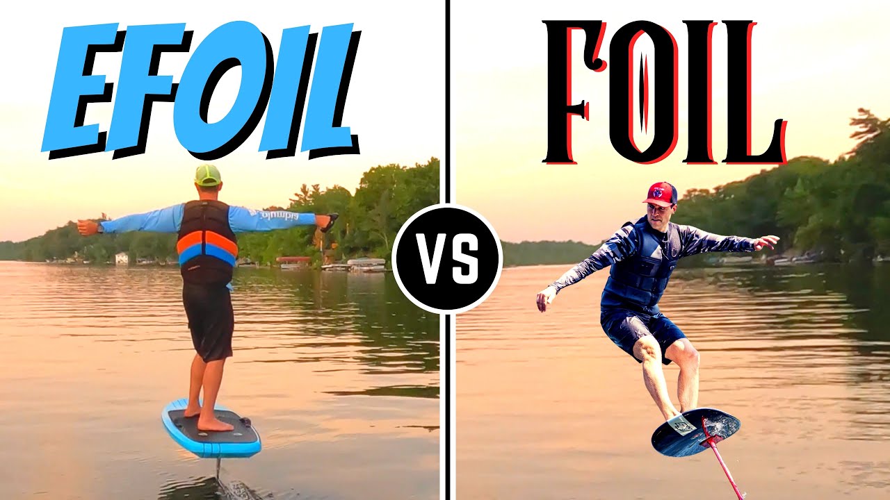 Prima mea experiență Efoil |  Efoil vs Hydrofoil