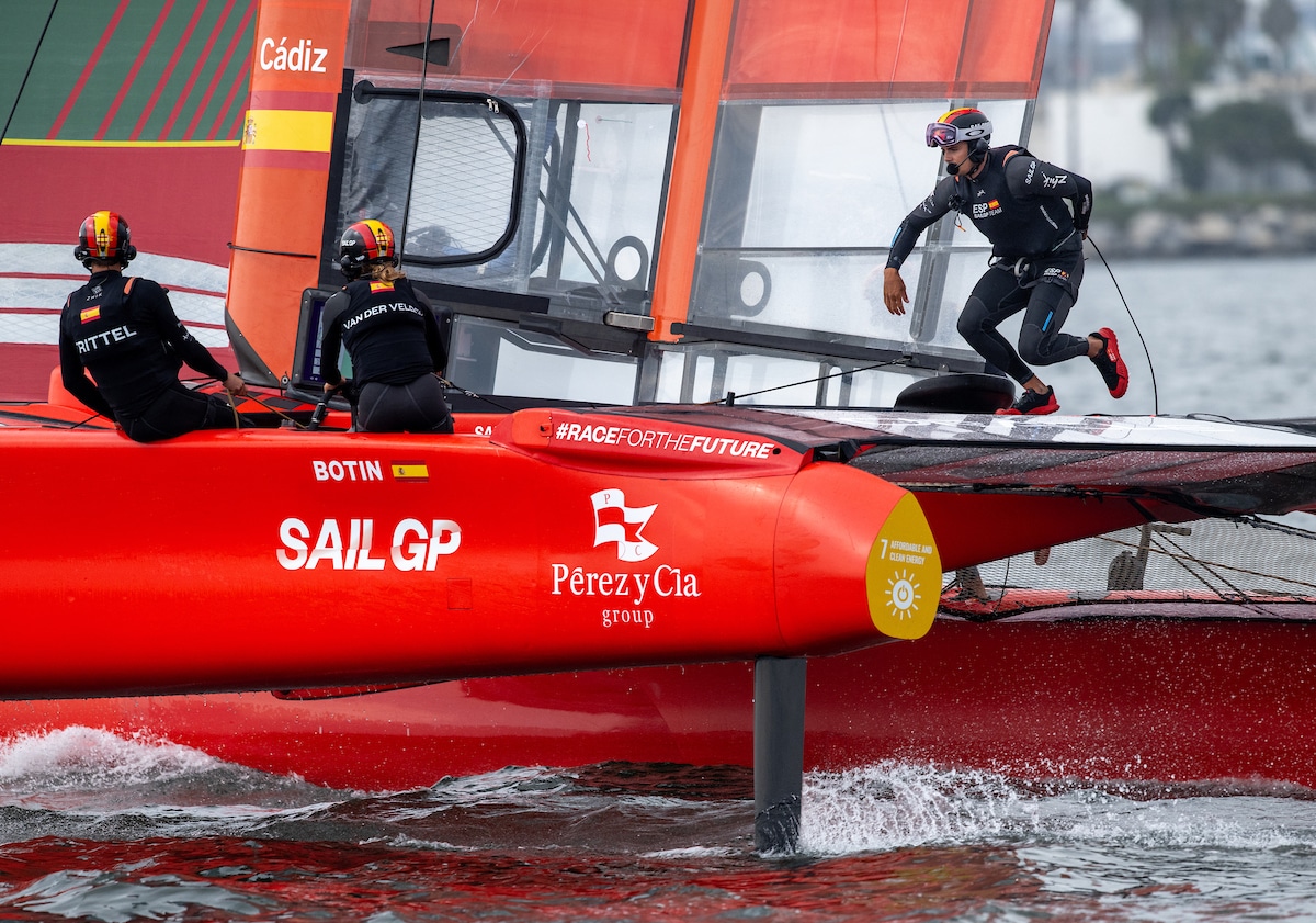 Spania SailGP înregistrează prima victorie