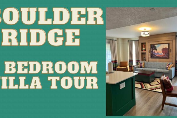 Vile Boulder Ridge la Disney's Wilderness Lodge.  Tur renovare vilă cu 2 dormitoare, aspect alternativ.