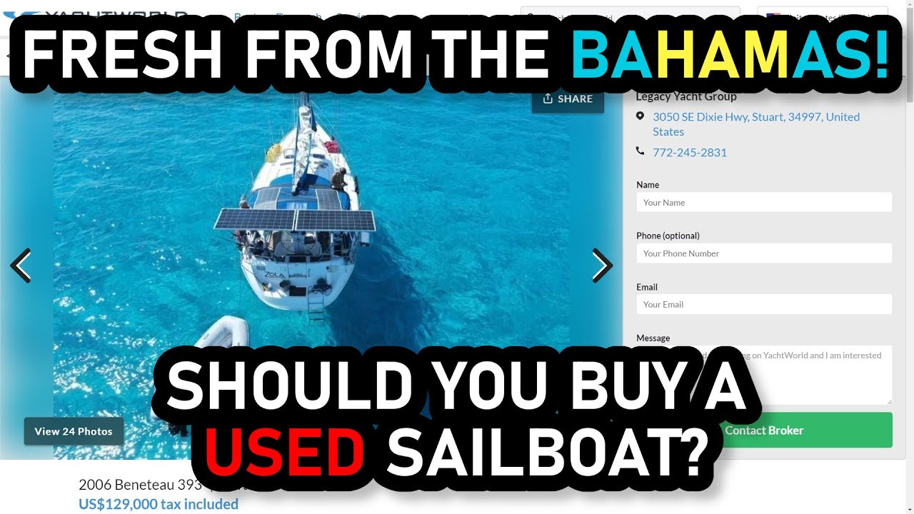 Ar trebui să cumpărați o barcă cu pânze uzate din Bahamas?  Ep 245 - Lady K Sailing