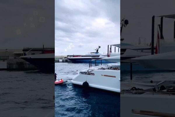 GRAY intră în Monaco 🇲🇨🔥🥵#yacht #yachts #yachtlife #yachting #yachtworld #ytshorts