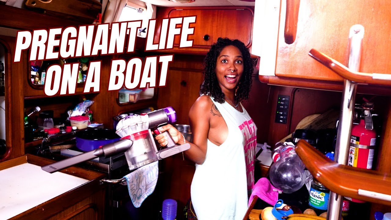 Însărcinată și trăind pe o barcă: este chiar atât de greu?