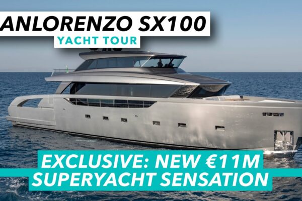 Exclusiv: Noua senzație de superyacht de 11 milioane EUR |  Tur cu iaht Sanlorenzo SX100 |  Barcă cu motor și iahting