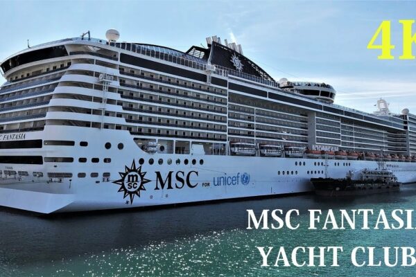 MSC Fantasia Yacht Club tur SPA și cabină 4K