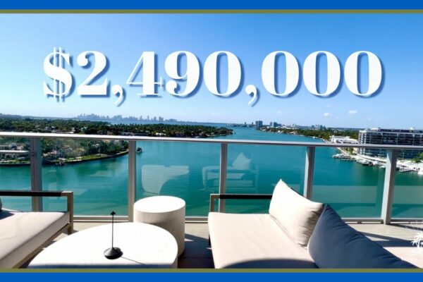 În interiorul unui apartament de 2,49 milioane USD pe malul apei din Miami Beach |  Monaco Yacht Club & Residences (tur virtual acasă)