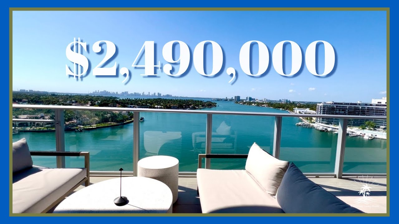 În interiorul unui apartament de 2,49 milioane USD pe malul apei din Miami Beach |  Monaco Yacht Club & Residences (tur virtual acasă)