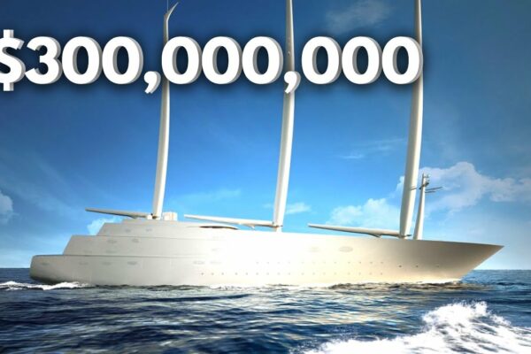 O privire asupra iahtului cu vele A de 300.000.000 USD 😍