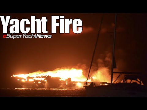 Superyacht distrus de incendiu în Grecia |  SY News Ep256
