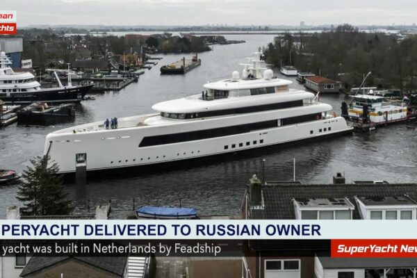 Superyacht livrat proprietarului rus în ciuda sancțiunilor |  Clipuri de știri SY