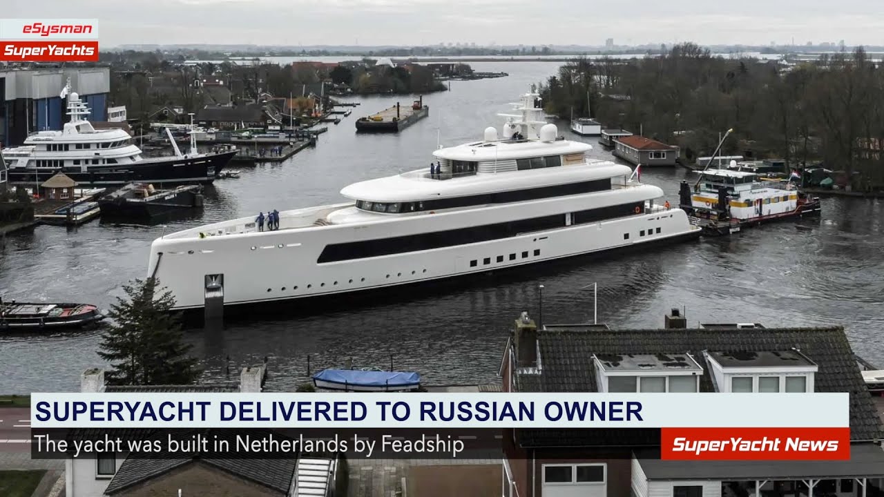 Superyacht livrat proprietarului rus în ciuda sancțiunilor |  Clipuri de știri SY