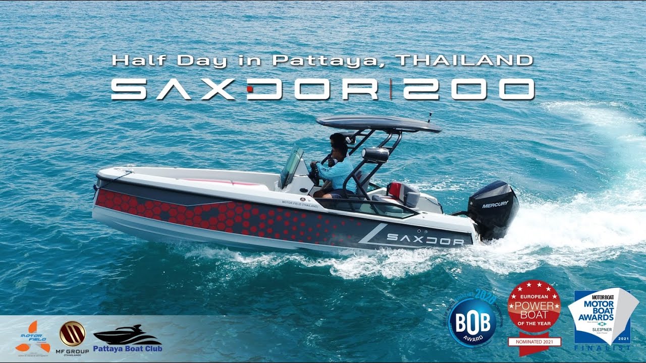 Plimbare cu barca în Pattaya cu Saxdor 200 Pro Sport / Călătorie în Pattaya cu Saxdor 200 Pro Sport