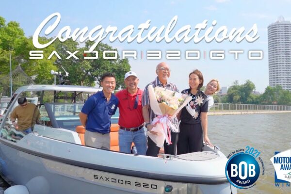 Felicitări și „Bine ați venit în familia Saxdor” Bun venit primul SAXDOR 320 GTO în Thailanda.