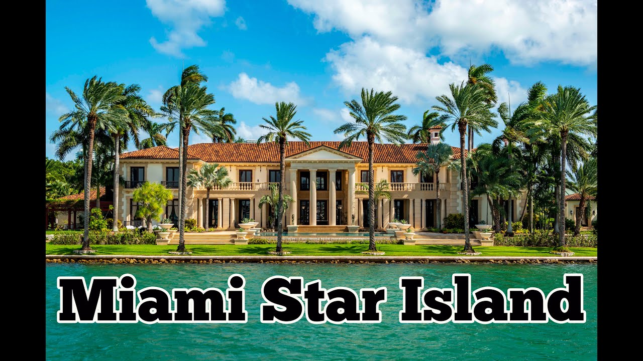 Tur cu barca a insulei stelelor din Miami 2023 [4K/UHD]