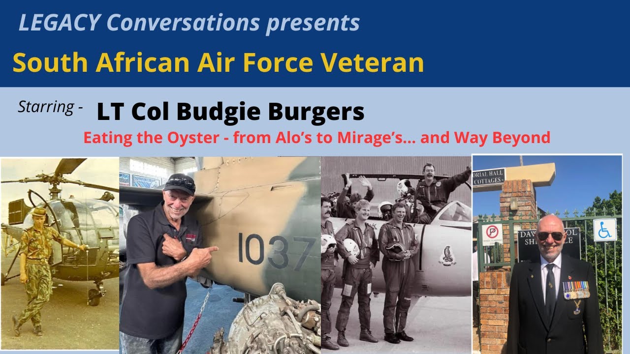 Legacy Conversations Lt Col Budgie Burgers - Mâncarea stridiilor de la Alos la Mirages și Way Beyond