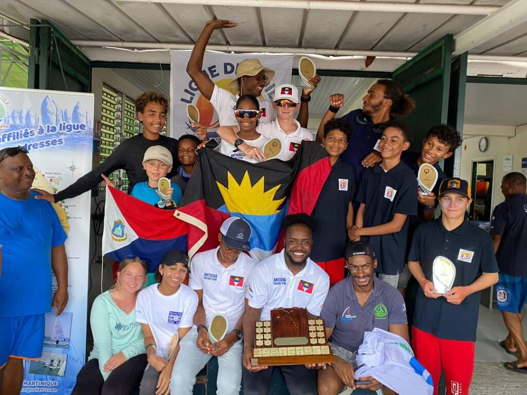Antigua a câștigat Cupa Națiunilor la Campionatele Caraibe din 2023 la Dinghy din Martinica.  – Asociația de navigație din Caraibe