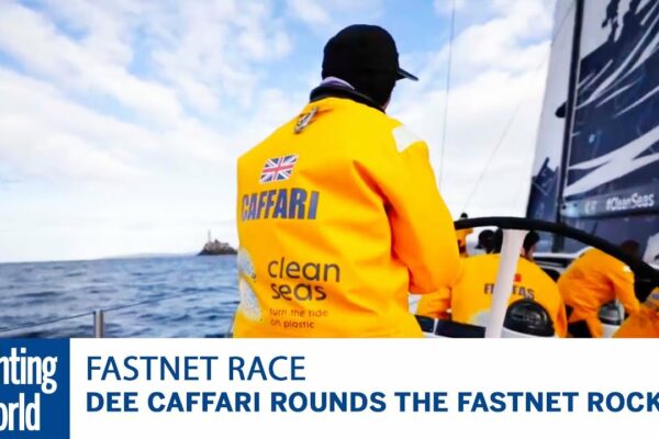 Dee Caffari ocolește Fastnet Rock |  2017 Rolex Fixed Race |  Lumea Yachtingului