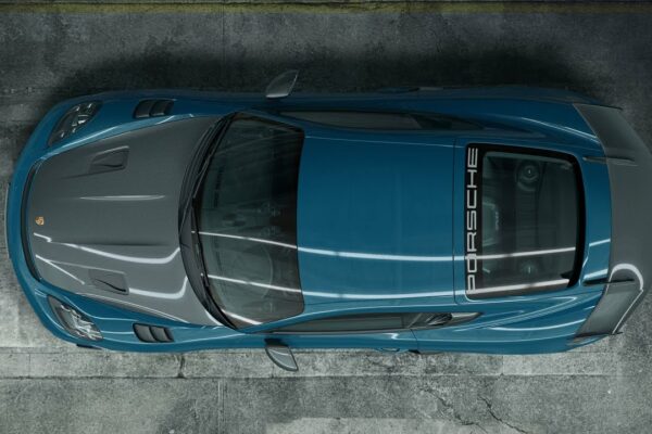 Pachetul Porsche 718 Cayman GT4 RS Weissach |  Vopsea la eșantion / Culoare personalizată / Culoare la eșantion